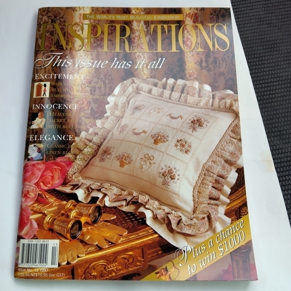Inspirations Magazine #13 1997 Embroidery Embroider Toy Soilder Quilt Quilting - Picture 1 of 4